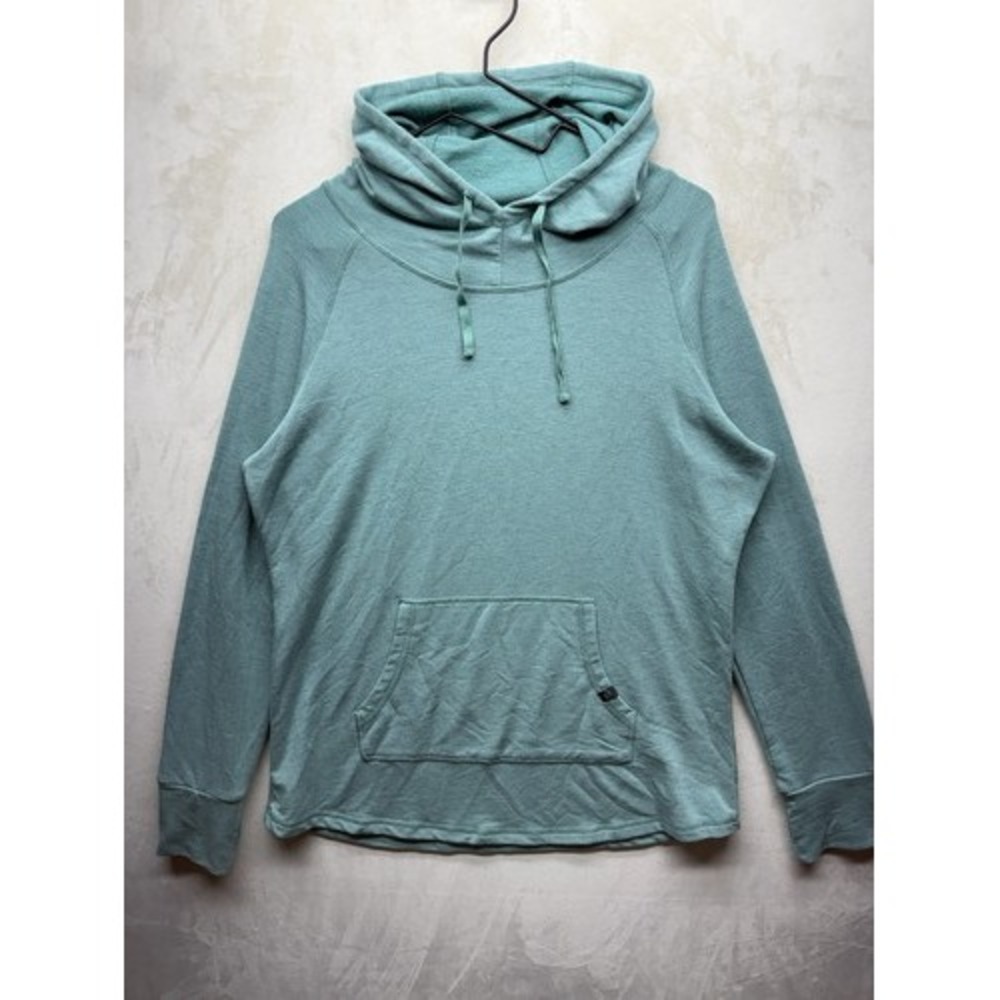 Free Fly Hoodie Men's Extra Large Green Bamboo Knit Pullover Sweater Lightweight